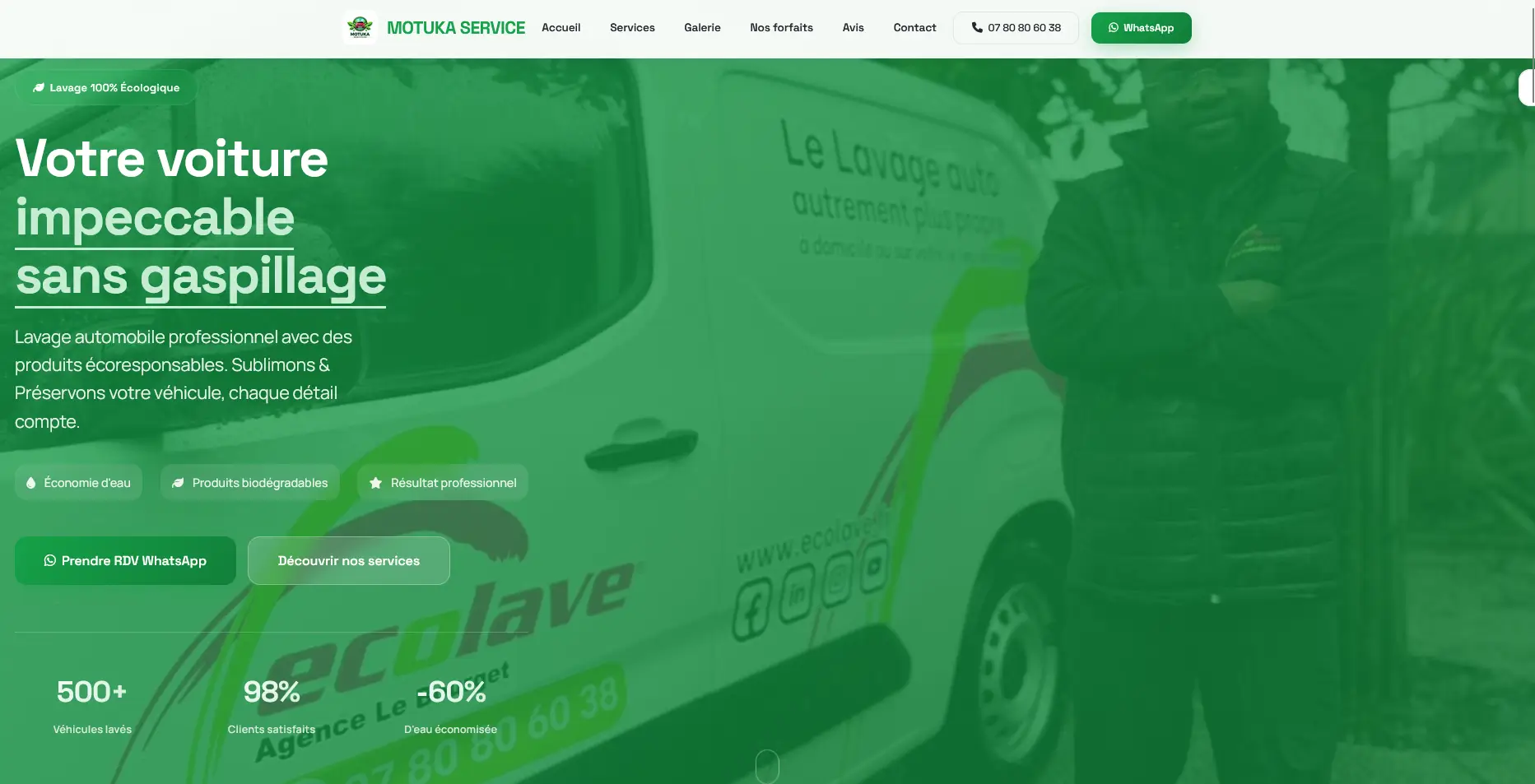MOTUKA SERVICE Website